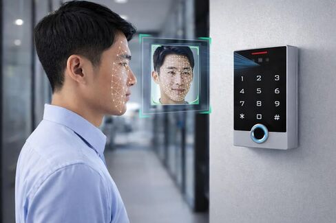 Smart Fingerprint Access Control System Kit with 600lbs Magnetic Lock, Tuya App Remote Control, Face Recognition, Fingerprint, Password & RFID ID Card Unlock in Saudi Arabia