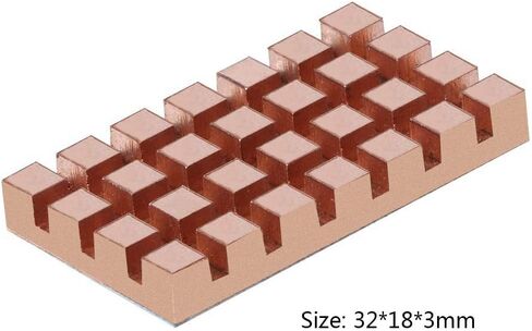 ل M.2 NGFF الحالة الصلبة محرك الأقراص الصلبة المبرد رقيقة جدا النحاس المبرد برودة ل M2 NVME NGFF 2260 PCIE SSD in Kuwait