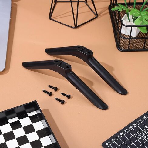 SEWACC Universal Tv Stand Legs Replacement with Screws, Tabletop Tv Base Pedestal Feet for 32 Inch Tvs, Monitor and Projector, Anti-Slip Feet for Living Room Bedroom in Kuwait