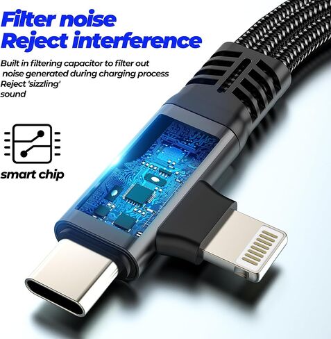 محول سماعة رأس بيانات USB C OTG (3in2) لهاتف iPhone 17 16 15 14 Pro Max Lightning إلى Aux Audio Jack 3.5 مم مقسم لشاحن Apple Dongle نوع C لجهاز Ipad ثنائي الشحن للسيارة DAC متوافق مع Samsung in Kuwait