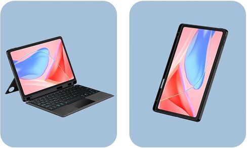 حافظة لوحة المفاتيح لهاتف Huawei MatePad 11.5/11.5S / Air 11.5 / SE 11 - لوحة مفاتيح بلوتوث مغناطيسية قابلة للفصل مع حامل قلم رصاص، غطاء فوليو ذكي 2 في 1 (أسود، لوحة C7 10.95 بوصة، لوحة مفاتيح) in Kuwait