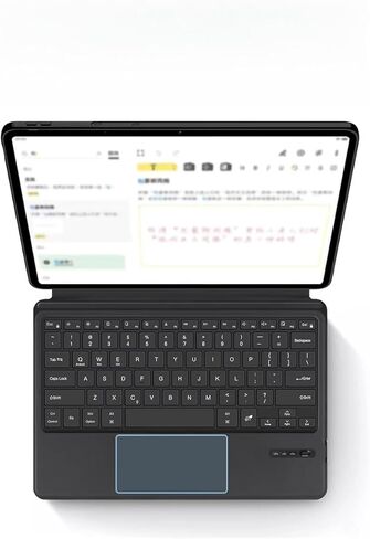 Wireless Backlit Keyboard Case for XIAOMI Pad 7 8 Pro/Poco Pad X1 11.2 M1 12.1, Bluetooth Touchpad Folio Cover with Smart Stand (Black,Poco Pad X1 11.2",Touch) in Kuwait