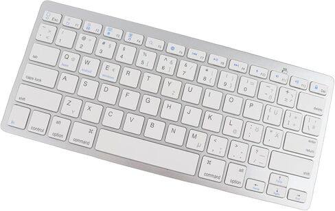 SUNGOOYUE Wireless Bluetooth Keyboard, Ultra Thin Portable Silent German Keyboard with Quick Response Keys, for Tablets Phones in Kuwait
