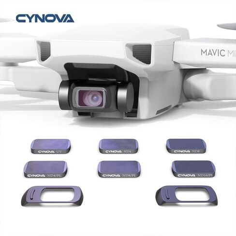 CYNOVA Mavic Mini Len Filters CPL UV ND4/PL ND8/PL ND16/PL ND32/PL Professional Neutral Density Filter for DJI Mavic Mini Accessories (ND UV 5Pcs Set) in Kuwait