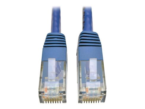 Eaton Tripp Lite N200-010-BL Cat6 Gigabit Ethernet Patch Cable, 10 ft, RJ45 M/M, 550MHz PoE, 24AWG UTP, Gold-Plated Contacts, Blue, Cloud Care Pre-Configured Bundle Eligible (10 Pack) in Kuwait