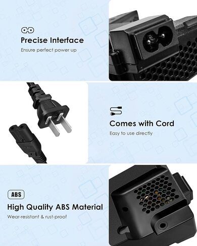 Internal Power Source Replacement Compatible with Sony PS5 PlayStation 5, Fits for ADP-400DR / ADP-400ER / PA-1401-JT20, Internal Power Supply with Cord in Kuwait