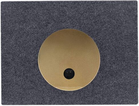 Rockville RSST10 10" 0.9 Cu. Ft. Sealed Subwoofer Enclosure Box, Shallow Mount, USA-Made MDF, Gold Terminals, for Car/Truck Audio Systems in Kuwait