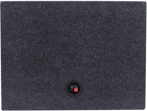 Rockville RSST10 10" 0.9 Cu. Ft. Sealed Subwoofer Enclosure Box, Shallow Mount, USA-Made MDF, Gold Terminals, for Car/Truck Audio Systems in Kuwait