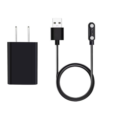 شاحن ساعة ذكية سريع الجدار، كابل شحن USB مغناطيسي 2 دبوس 4 مم، سلك شحن بديل للساعة الذكية ومتتبع اللياقة البدنية، امتصاص مغناطيسي قوي، شحن سريع وآمن in Kuwait