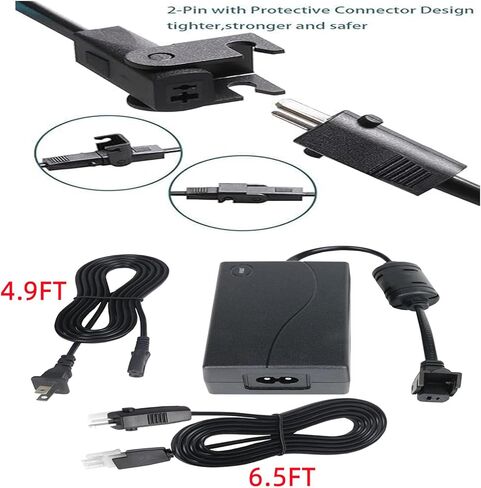 2-Pin 29V AC/DC Adapter for okin serta Adjustable Bed Power Supply Ergomotion Keeson Control Box MC121BS MC120PR MC120BS MC232 MC232FB MC232SC CU380 CB01SP Charger Cord PSU Replacement Kit in Kuwait