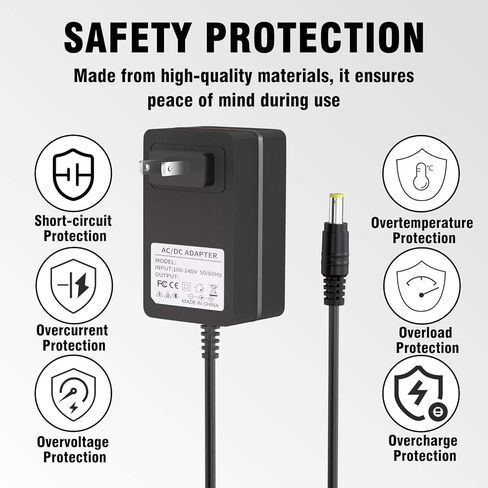 شاحن 18 فولت يناسب مسدس التدليك Hyperice المتوافق مع مسدس التدليك Hypervolt 2/2 Pro/Go/Go 2 Vyper 3/2/Go Massage Gun in Kuwait
