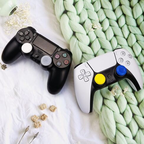 64pcs Joystick Grip for Ps5 Ps4 Controller, Silicone Thumb Grips Caps Cover Analog Stick for PlayStation 5, PlayStation 4 Controller, Xbox 360, Xbox One Controller (F 64pcs) in Kuwait