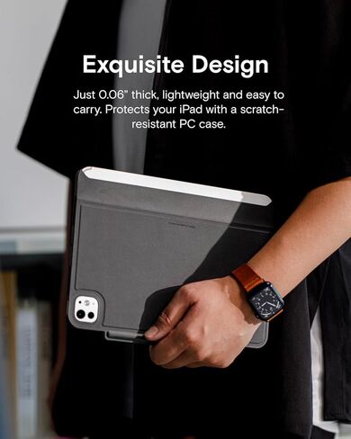 MOFT Snap Tablet Case for iPad Pro 11" (M5/M4) with Pencil Holder, Magic Keyboard Compatible, Slim Lightweight Magnetic Case, Connect to Versatile Snap Stands in Kuwait