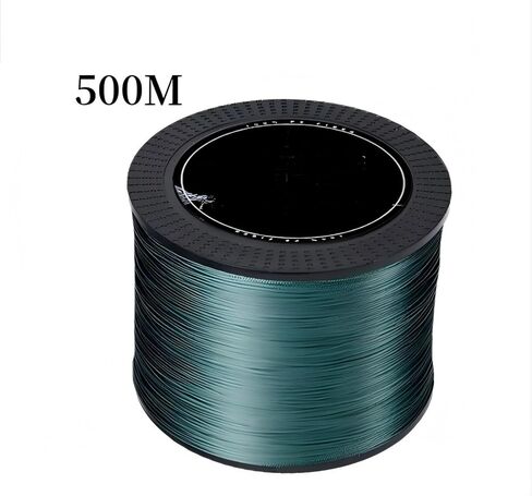 Super Strong 4-Strand PE Braided Fishing Line, Multifilament Anti-Abrasion Fishing Line, 12LB 25LB 40LB 80LB 100LB for Smooth Long Casting-500M-0.55MM in Kuwait