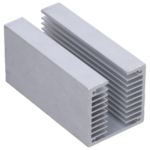Uslot Transistor HighPower Tube Aluminum Heat Sink, 100x50x50mm Thermal Cooler Cooling, for Set Top Boxes, LED, Players, Routers in Kuwait