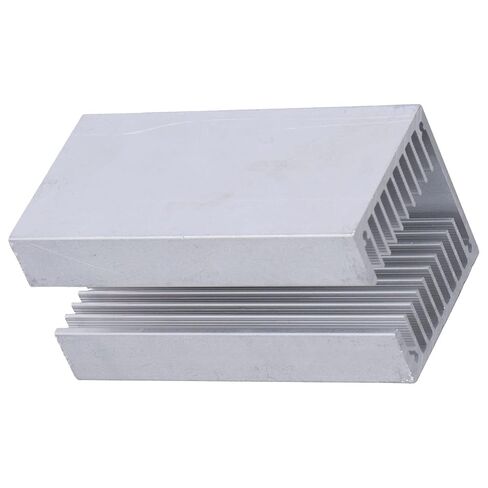 Uslot Transistor HighPower Tube Aluminum Heat Sink, 100x50x50mm Thermal Cooler Cooling, for Set Top Boxes, LED, Players, Routers in Kuwait