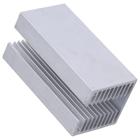 Uslot Transistor HighPower Tube Aluminum Heat Sink, 100x50x50mm Thermal Cooler Cooling, for Set Top Boxes, LED, Players, Routers in Kuwait