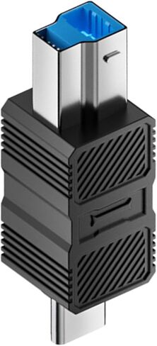 محول طابعة USB3.0 منفذ مربع USB B ذكر إلى/نوع C موصل تمديد محول للكمبيوتر قرص صلب محمول محول a إلى B in Kuwait