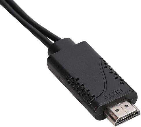 كابل محول USB أنثى إلى ذكر 2 في 1 التوصيل والتشغيل 1080P USB محول للهاتف إلى شاشة التلفزيون مع شريحة فك تشفير مدمجة حافظة ABS إشارة ثابتة in Kuwait