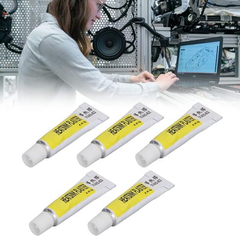 CPU Thermal Paste (5 Pack), 300°C Heat Resistant Insulating Thermal Silicone Grease for 3D Printer. in Kuwait