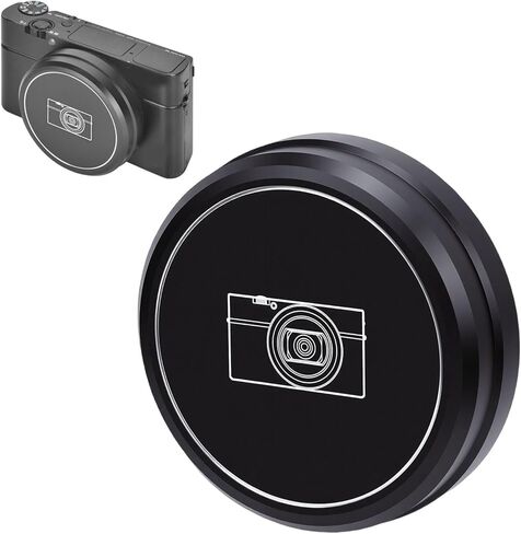 ciciglow 56mm Lens Cap Cover for RX100 M6 M7, for ZV1/ZV1 M2/SX710/720/730/740, Camera Lens Cover with Flocking Ring, Dust Proof, Anti Fingerprint in Kuwait