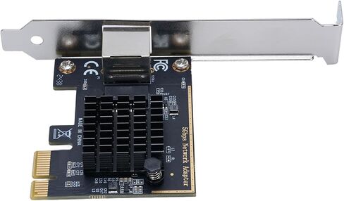 بطاقة شبكة PCIe بسرعة 5 جيجابت في الثانية، بطاقة شبكة PCI Express بطول 10 متر و100 متر و1000 متر لرقاقة RTL8126 وبطاقة إيثرنت PCIe بمنفذ RJ45 مع محول شبكة PCIe Ethernet منخفض المستوى للكمبيوتر الشخصي in Kuwait