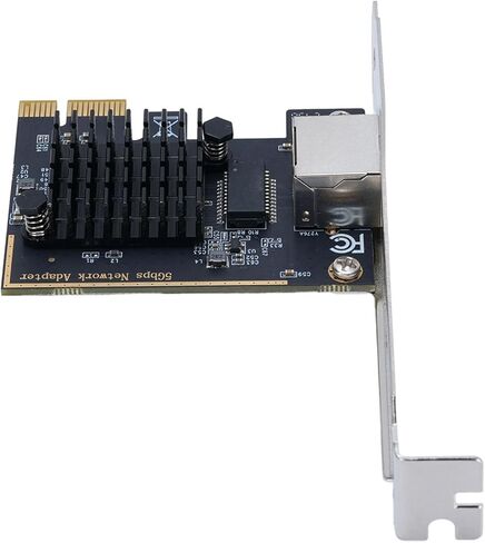 بطاقة شبكة PCIe بسرعة 5 جيجابت في الثانية، بطاقة شبكة PCI Express بطول 10 متر و100 متر و1000 متر لرقاقة RTL8126 وبطاقة إيثرنت PCIe بمنفذ RJ45 مع محول شبكة PCIe Ethernet منخفض المستوى للكمبيوتر الشخصي in Kuwait