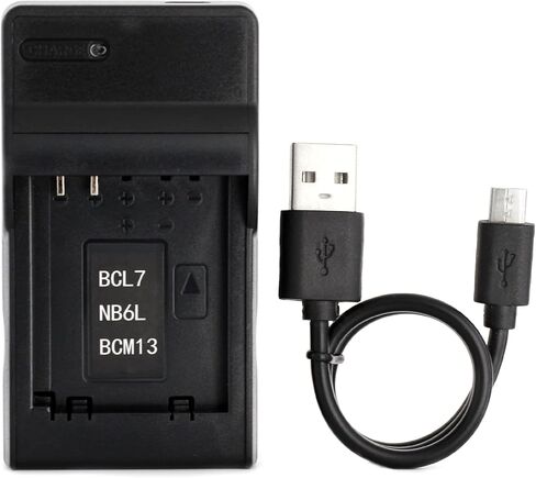 Norifon DMW-BCM13 USB Charger for Panasonic DMC-TZ55, DMC-TZ60, DMC-TZ61, Lumix DMC-FT5, DMC-TS5, DMC-TZ70, DMC-ZS40, DMC-ZS50 Camera and More in Kuwait