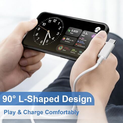 شاحن USB C بقوة 30 وات، شاحنان من النوع C شحن سريع مع كابل USB C إلى C بطول 6 أقدام وكابل Lightning، لهاتف Samsung Galaxy S26 Ultra/S26/S26+/iPhone 17/16/15/14/13/12/11 Pro Max، iPad، AirPods (2، أبيض) in Kuwait