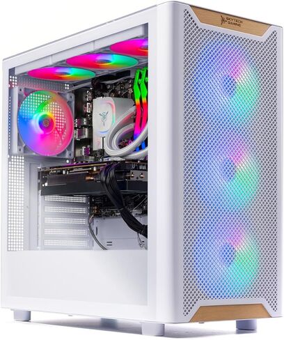 كمبيوتر سطح المكتب Skytech Gaming Chronos 3، Intel i7 14700KF 3.4 جيجا هرتز (5.5 جيجا هرتز Turbo)، NVIDIA RTX 5070 Ti 16 جيجا، 1 تيرابايت NVMe SSD، 32 جيجا DDR5 RAM 6000 RGB، 850 وات Gold ATX 3 PSU، 360 مم ARGB AIO، واي فاي، ويندوز 11 in Kuwait