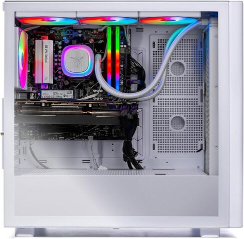 كمبيوتر سطح المكتب Skytech Gaming Chronos 3، Intel i7 14700KF 3.4 جيجا هرتز (5.5 جيجا هرتز Turbo)، NVIDIA RTX 5070 Ti 16 جيجا، 1 تيرابايت NVMe SSD، 32 جيجا DDR5 RAM 6000 RGB، 850 وات Gold ATX 3 PSU، 360 مم ARGB AIO، واي فاي، ويندوز 11 in Kuwait