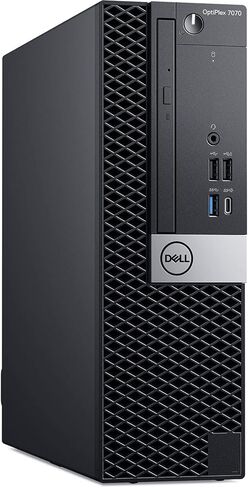 سطح مكتب Dell Optiplex 7070 صغير الحجم، ثماني النواة i7 9700 3.0 جيجا هرتز، 8 جيجا DDR4، 2 تيرابايت NVMe SSD، USB من النوع C، DVD-RW، Windows 11 Pro (متجدد) in Kuwait