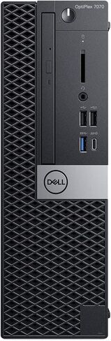 ديل اوبتيبليكس 7070-SFF، كور i5-9500 3.0 جيجاهيرتز، 8 جيجا رام، 256 جيجا NVMe، ويندوز 11 برو 64 بت، (متجدد) in Kuwait