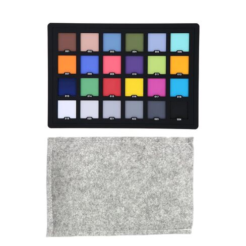 Bewinner Digital White Balance Tool 5.7x4.1in | 24 Color Chart for Photography Video Colour Correction Camera Card in Kuwait