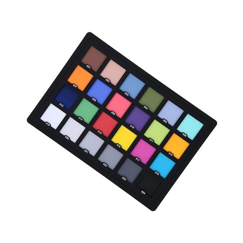 Bewinner Digital White Balance Tool 5.7x4.1in | 24 Color Chart for Photography Video Colour Correction Camera Card in Kuwait