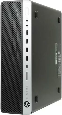 HP EliteDesk 800 G3 SFF Desktop Computer PC, Intel Core i7-6700, 8 GB RAM, 256 GB SSD, Displayport, Wi-Fi, Keyboard and Mouse, Windows 11 Pro (Renewed) in Kuwait