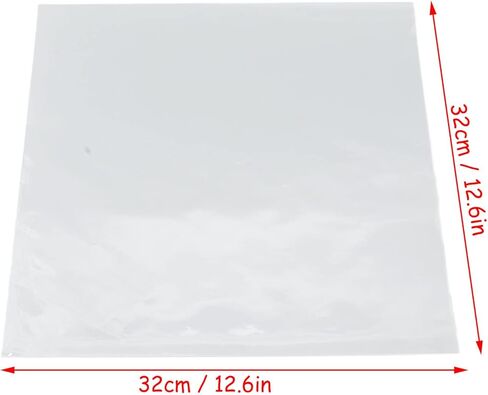50Pcs Record Sleeves Plastic Resealable Non Adhesive Outer Cover for 12in 1L40 or Smaller Practical Record SleevesPlastic SleevesResealable SleevesPlastic Outer in Kuwait