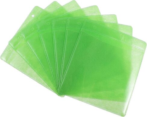 OUNONA 200pcs CD Sleeve Holder and DVD Storage Plastic Sleeves 12cm Portable Media Storage Organizer for Car and Home Use Random Color in Kuwait
