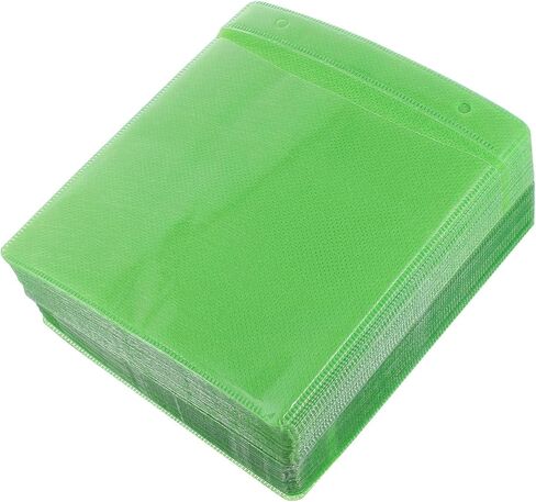 SEWACC 200pcs Plastic Sleeves for CD DVD Storage, 12cm Reusable Media Protection Bag, Portable Disc Keeper for Car and Home Use Random Color in Kuwait