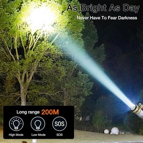 Rechargeable LED Lantern, Camping Essentials, 800LM, Hanging Solar Charging，9 Light Modes, IPX6 Waterproof, Lantern Flashlight for Hurricane Emergency, Hiking, Home and More, USB Cable Included in Kuwait