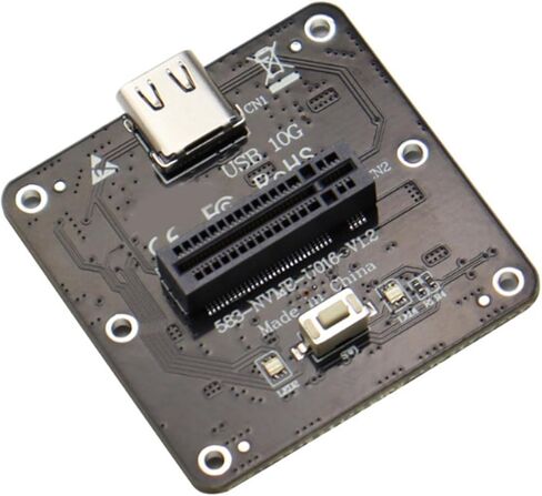 M.2 to USB3.1 Type-C Adapter Card Expansion Card Converter Board JMS583 Main Control Chip for 2230-22110 M.2 SSD, 4.1x4.1x0.77cm in Kuwait
