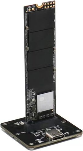 M.2 to USB3.1 Type-C Adapter Card Expansion Card Converter Board JMS583 Main Control Chip for 2230-22110 M.2 SSD, 4.1x4.1x0.77cm in Kuwait