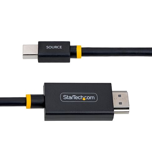 StarTech 6ft (1.8m) Mini DisplayPort to HDMI Adapter Cable, 4K 60Hz with HBR3/HDCP 2.3/DPCP, MDP to HDMI 2.0 Cable, Active Video Converter in Kuwait