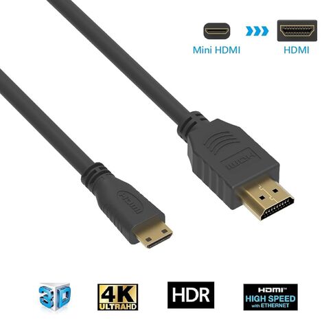 Premium Replacement 3 Feet HDMI to Mini Digital Camera Cable Cord Compatible for Nikon D 7200 in Kuwait