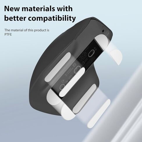 مجموعتان من زلاجات ماوس الثلج اللاسلكية MX Master 3S، أقدام بديلة PTFE متوافقة مع ماوس Logitech MX Master 3S اللاسلكي، وسادة تزلج ناعمة ومتينة (0.7 مم/أبيض) in Kuwait
