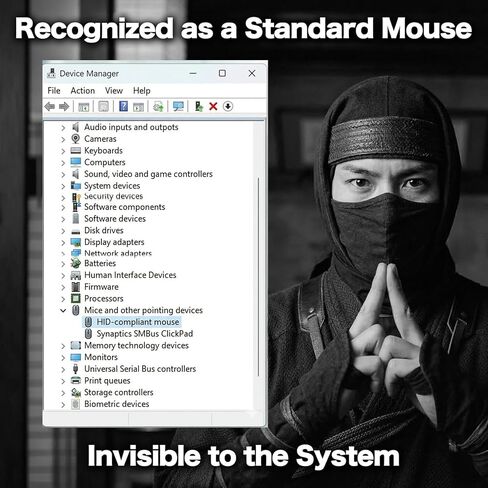 Mouse Jiggler Undetectable – Japan-Designed with Touch Switch, USB Mouse Mover, 1-Pixel Subtle Movement, Plug & Play, No Software in Kuwait