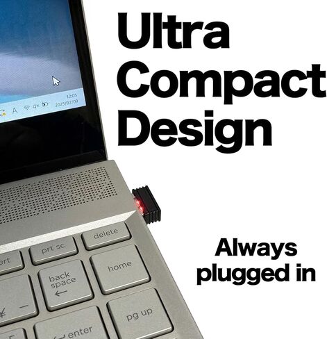 Mouse Jiggler Undetectable – Japan-Designed with Touch Switch, USB Mouse Mover, 1-Pixel Subtle Movement, Plug & Play, No Software in Kuwait