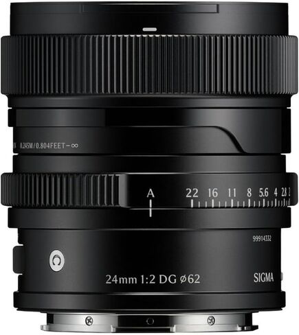 Sigma 24mm F2 DG Full-Frame Contemporary Lens with Manual Aperture Ring and Magnetic Lens Cap (Black, L Mount) in Kuwait