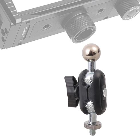 2Pcs Adjustable 17.4mm Ball Heads 1/4" 20 UNCs Male Thread Quick Mechanism for Camera Accessories and Tablet Mounts Camera Ball Adapters in Kuwait