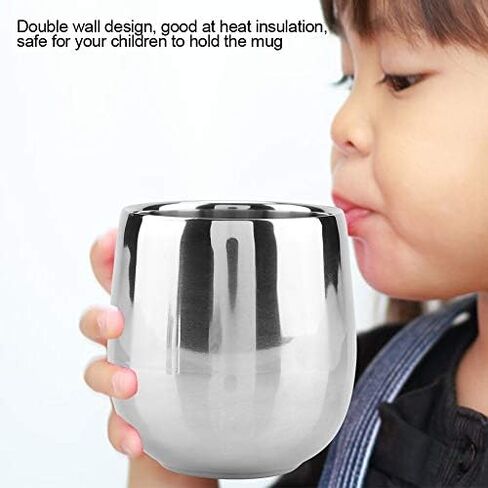 Stainless Steel Double Wall Insulated Coffee Mug for Camping, Travel, and Outdoor Activities, 150ml 180ml 200ml Cup Set with Handle in Kuwait
